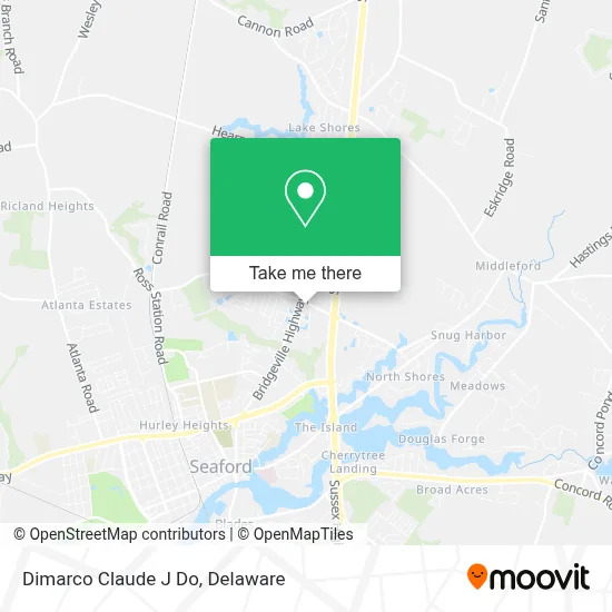 Dimarco Claude J Do map