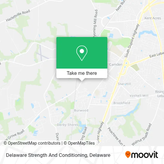 Delaware Strength And Conditioning map