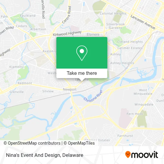 Nina's Event And Design map