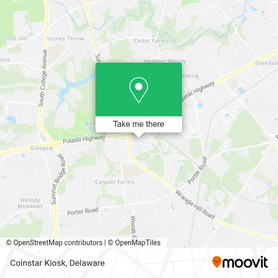 Coinstar Kiosk map
