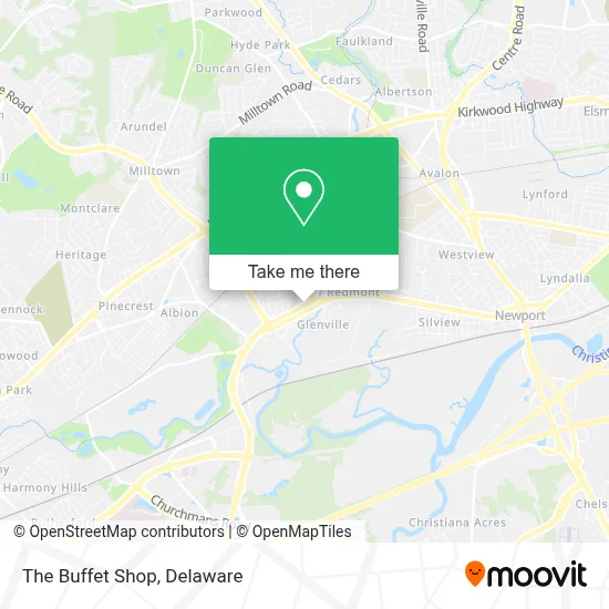 The Buffet Shop map