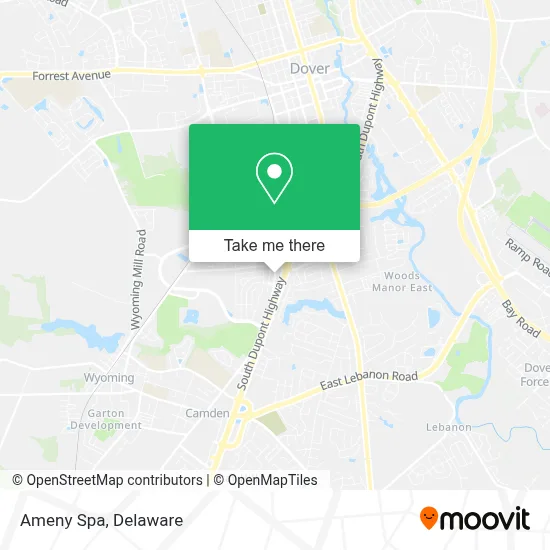 Ameny Spa map