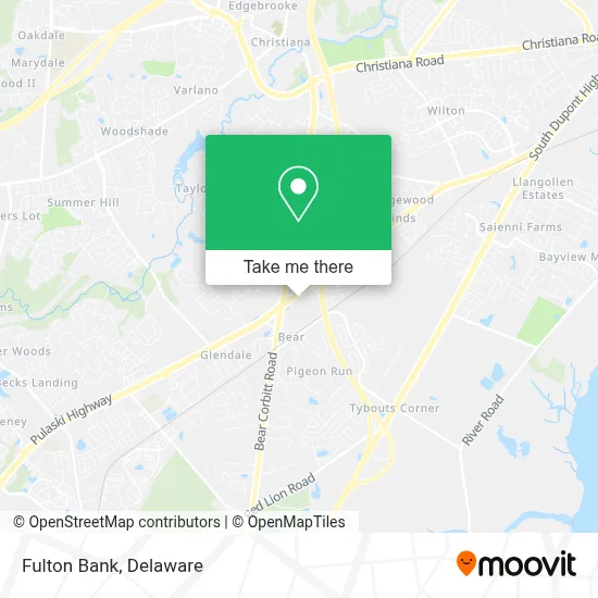 Fulton Bank map