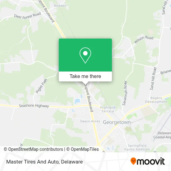 Master Tires And Auto map