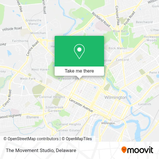 The Movement Studio map