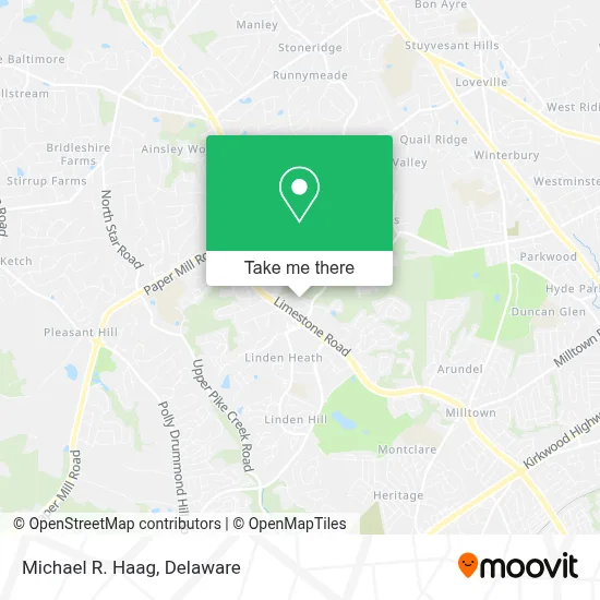 Michael R. Haag map