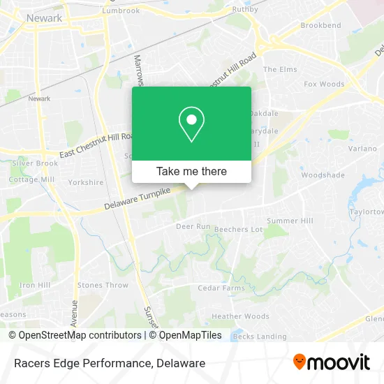 Racers Edge Performance map