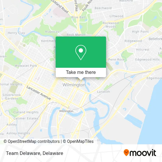 Team Delaware map
