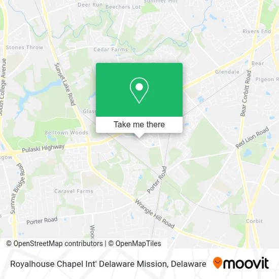 Royalhouse Chapel Int' Delaware Mission map
