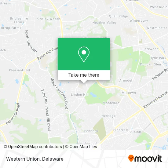 Western Union map