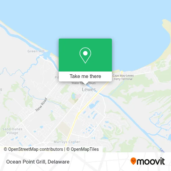 Ocean Point Grill map