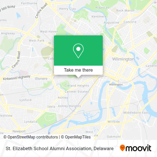 St. Elizabeth School Alumni Association map