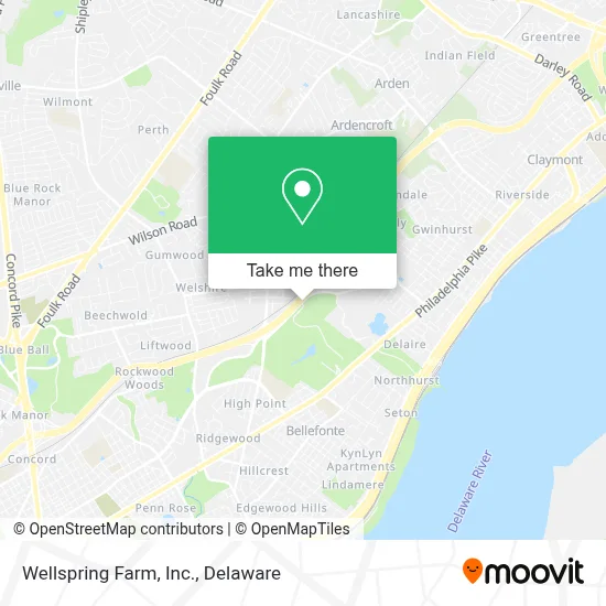 Wellspring Farm, Inc. map