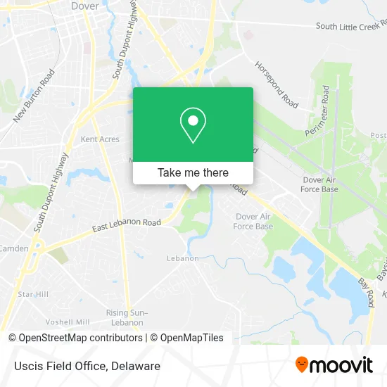 Uscis Field Office map