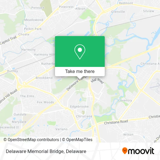 Delaware Memorial Bridge map