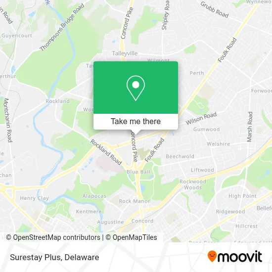 Surestay Plus map