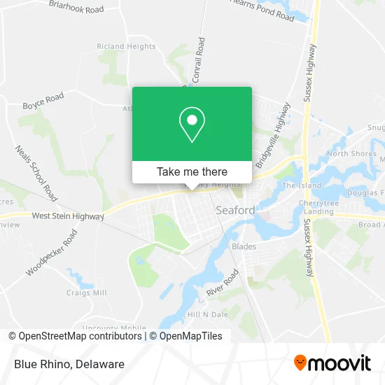 Blue Rhino map
