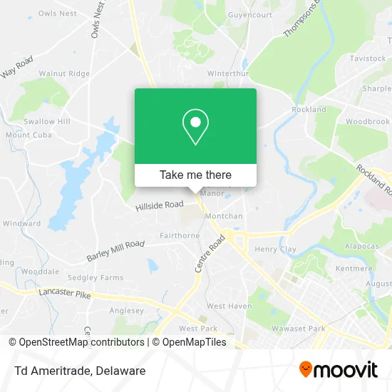 Td Ameritrade map