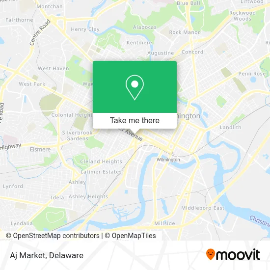 Aj Market map