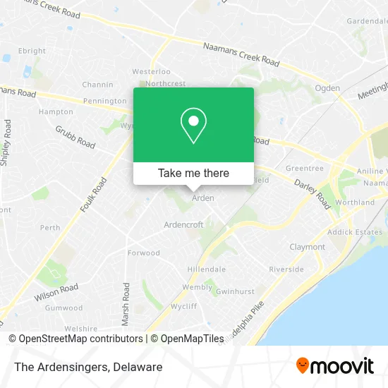 The Ardensingers map