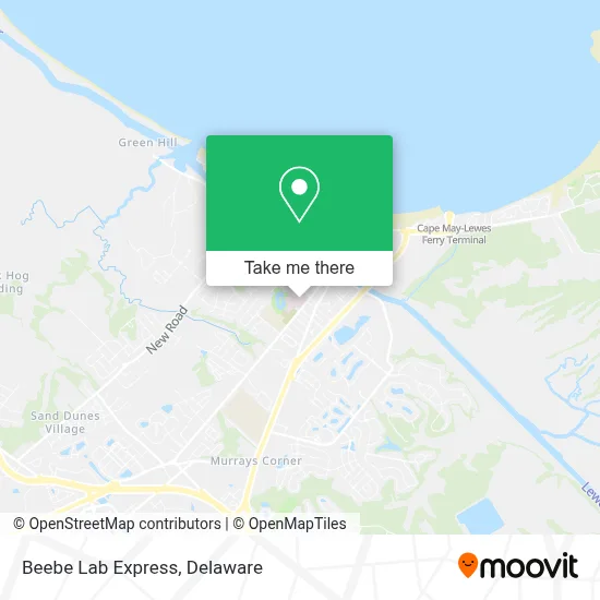 Beebe Lab Express map