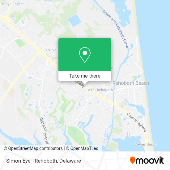 Simon Eye - Rehoboth map
