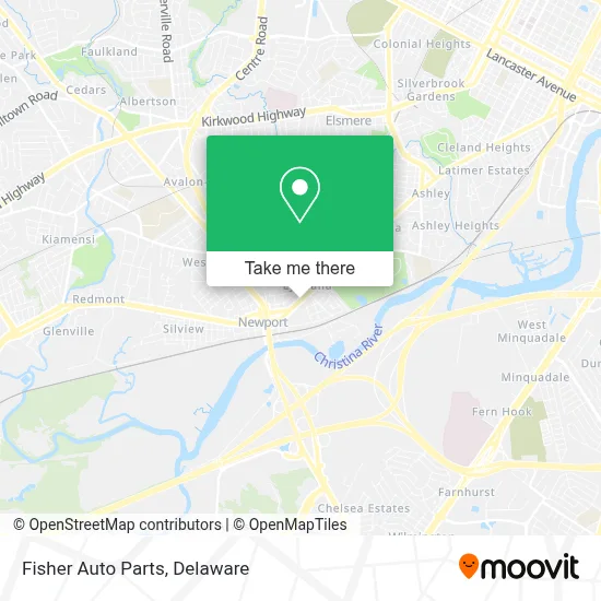 Fisher Auto Parts map
