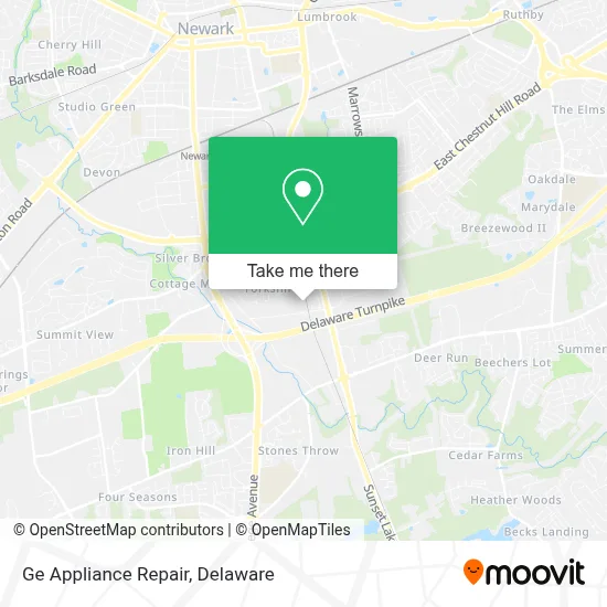 Ge Appliance Repair map