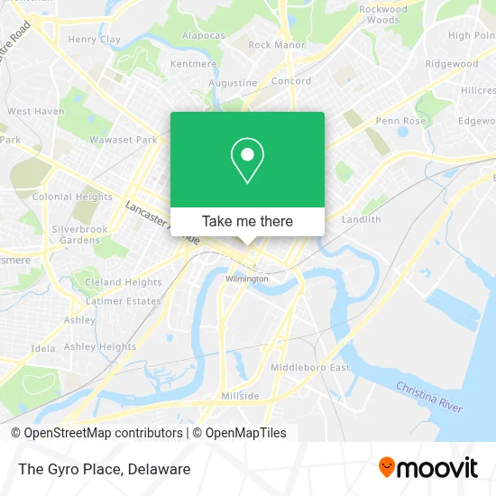 The Gyro Place map