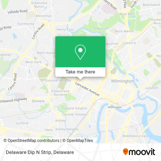 Delaware Dip N Strip map