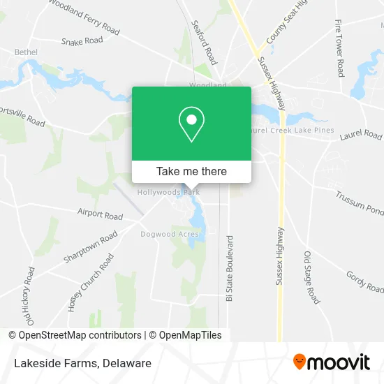 Lakeside Farms map