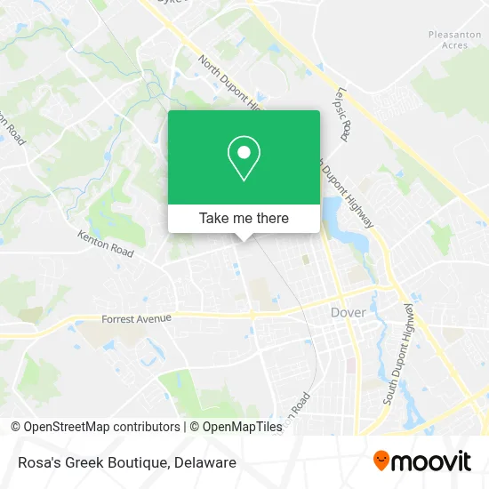 Rosa's Greek Boutique map