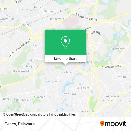 Pepco map