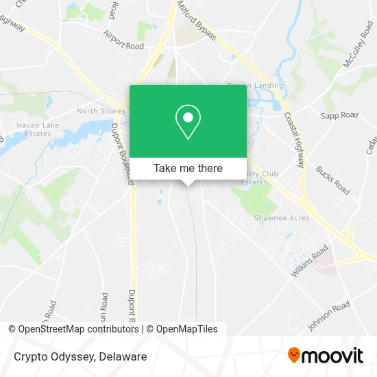Crypto Odyssey map