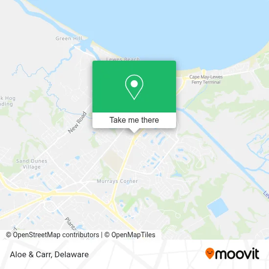 Aloe & Carr map