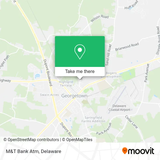 M&T Bank Atm map
