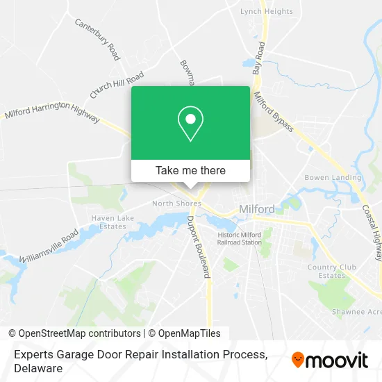 Experts Garage Door Repair Installation Process map