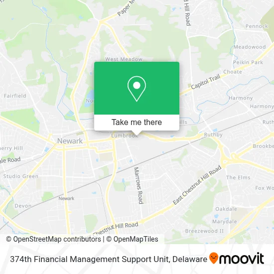 374th Financial Management Support Unit map
