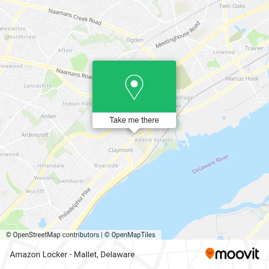 Amazon Locker - Mallet map
