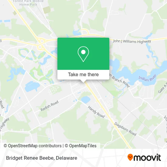 Bridget Renee Beebe map