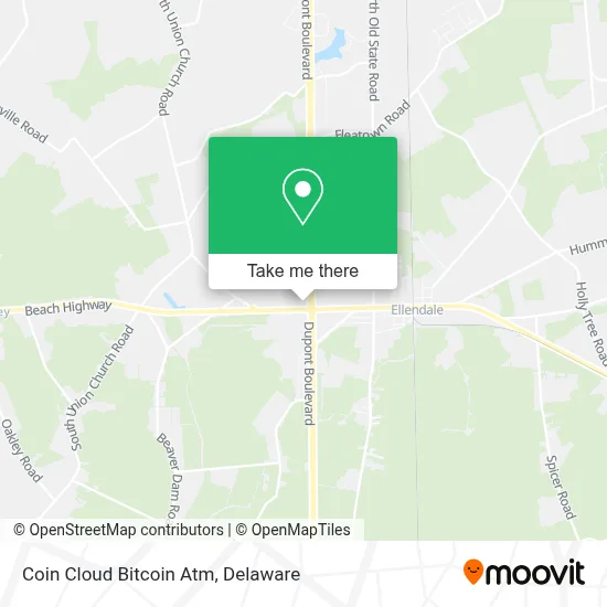 Coin Cloud Bitcoin Atm map