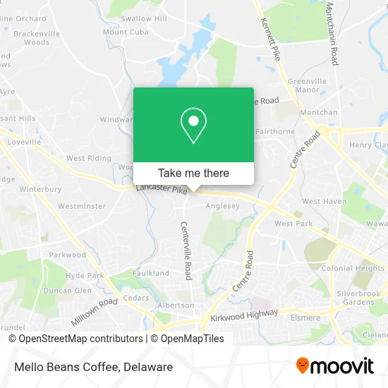 Mello Beans Coffee map