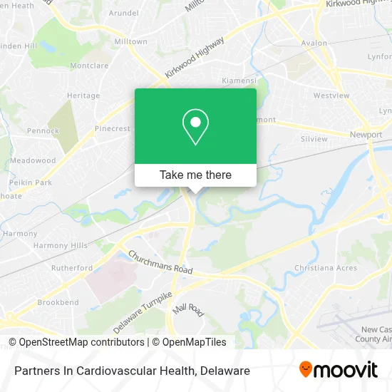 Partners In Cardiovascular Health map