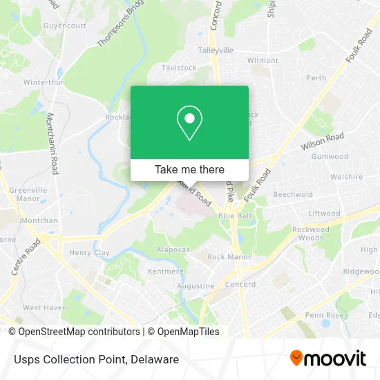 Usps Collection Point map