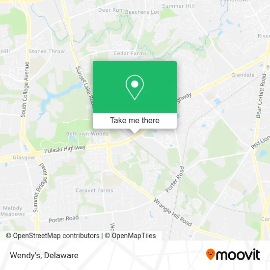 Wendy's map