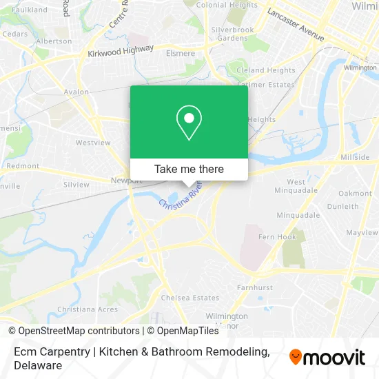 Ecm Carpentry | Kitchen & Bathroom Remodeling map
