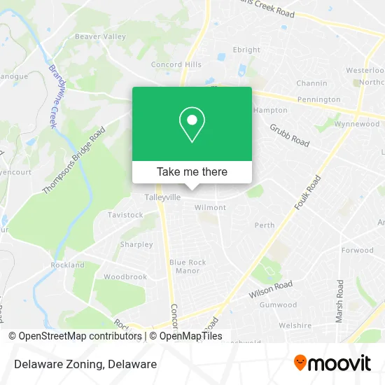 Delaware Zoning map