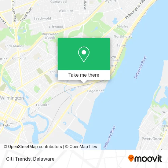 Citi Trends map