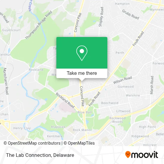 The Lab Connection map