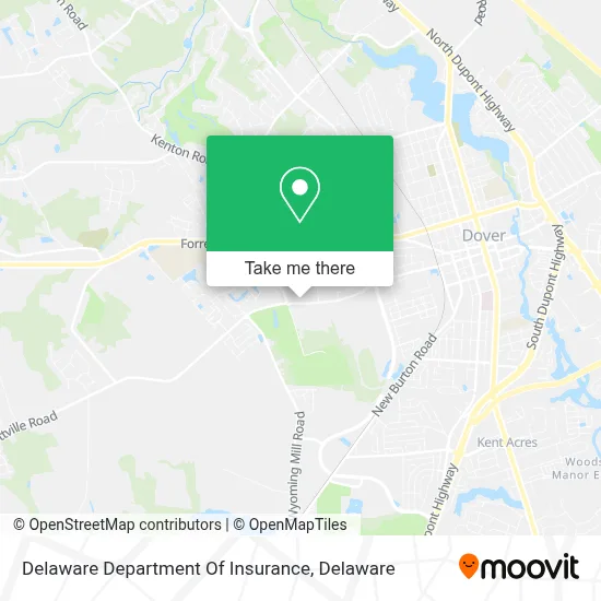 Delaware Department Of Insurance map
